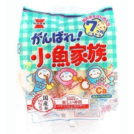 Bánh gạo Kazoku Ganbare vị cá cơm (47g*6) (từ 7 tháng)