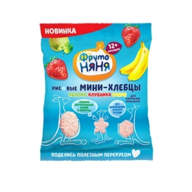 Bánh qui Fruto vị táo chuối dâu 30g (Từ 12 tháng tuổi)
