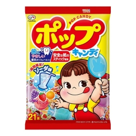 Kẹo mút trái cây Nhật Bản Pop Candy (gói 21 cái)