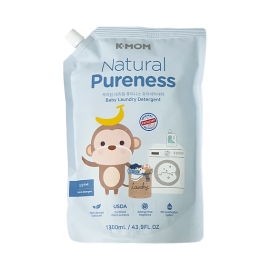 Nước giặt đồ sơ sinh chiết xuất thảo mộc tự nhiên K-Mom (túi 1300ml)