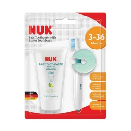 Bộ bàn chải và kem đánh răng NUK cho bé 3-36 tháng