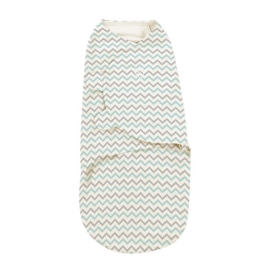 Chăn quấn Teal Chevron S/M