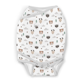 Chăn quấn hở chân Kicksie Woodland - S