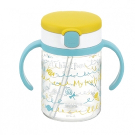 Cốc Ống Hút Richell 200ml (Xanh lơ)