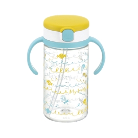 Cốc Ống Hút Richell 320ml  (Xanh lơ)