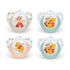 Bộ 2 Ti Giả NUK Sleeptime Silicone 0 - 6m (Disney)