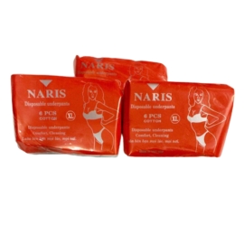 Set 6 quần lót giấy Naris