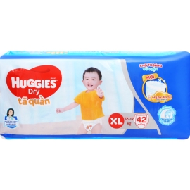 Tã quần Huggies Dry size XL - 42 miếng (12-17kg)