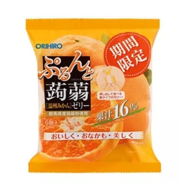 Thạch trái cây túi Orihiro vị cam (20g * 6 túi)