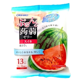 Thạch trái cây túi Orihiro vị dưa hấu (20g * 6 túi)