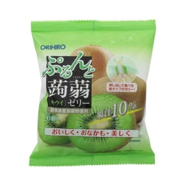 Thạch trái cây túi Orihiro vị kiwi (20g * 6 túi)