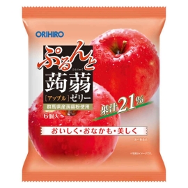 Thạch trái cây túi Orihiro vị táo (20g * 6 túi)