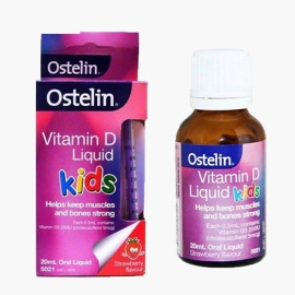 Vitamin D3 Liquid 20ml cho trẻ dưới 6 tháng tuổi