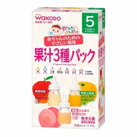 Trà hoa quả tổng hợp Wakodo cho trẻ từ 5 tháng tuổi (1,2g*8 gói)
